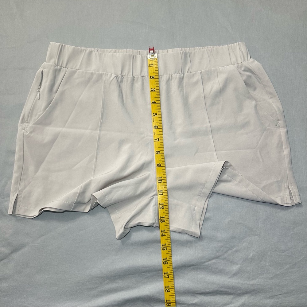 RBX Active Women’s Relaxed Fit Shorts Off White Beige Size Medium Hiking - Picture 7 of 11